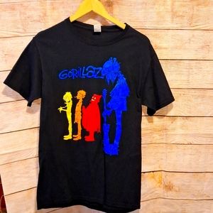 Gorillaz tee shirt small black